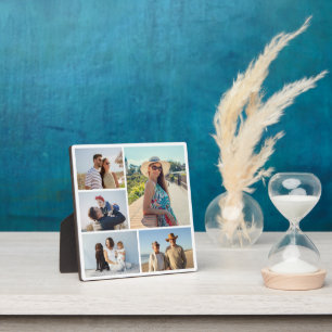 Create Your Own 5 Photo Collage Plaque