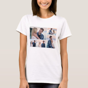 Create Your Own 5 Photo Collage T-Shirt
