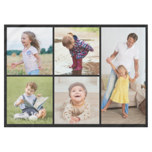 Create Your Own 5 Photo Collage Tablecloth