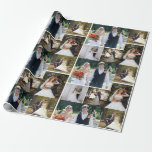 Create Your Own 5 Photo Wedding Collage Wrapping Paper<br><div class="desc">Design a personalized keepsake with our 'Create Your Own 5 Photo Wedding Collage.' This elegant collage allows you to showcase five cherished photos from your special day, creating a beautiful memory piece. Crafted with high-quality materials and customizable options, it’s the perfect way to celebrate your love story. Ideal as a...</div>