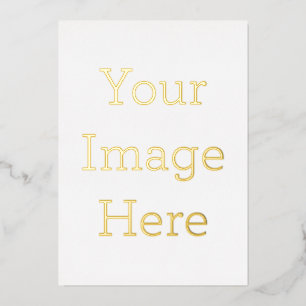 Create Your Own 5" x 7" Foil Holiday Card