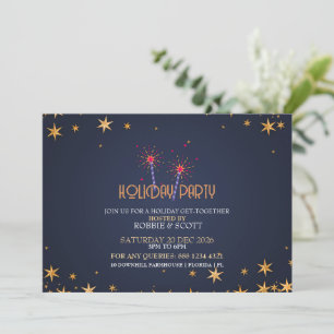 Create your own 5" x 7" Holiday Party Invitation