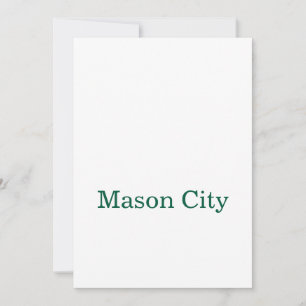 Create Your Own 5" x 7" Invitation