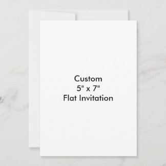 Create Your Own 5" x 7" Invitation