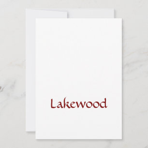Create Your Own 5" x 7" Invitation