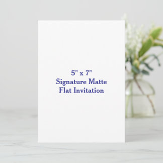 Create Your Own 5" x 7" Invitation