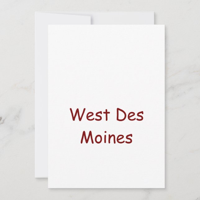 Create Your Own 5" x 7" Invitation (Front)