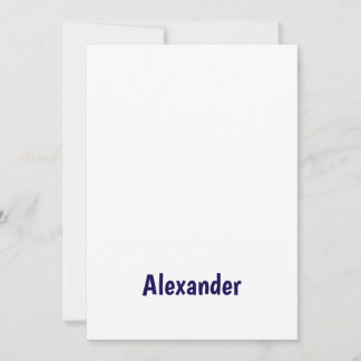 Create Your Own 5" x 7" Invitation