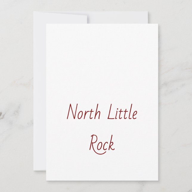 Create Your Own 5" x 7" Invitation (Front)