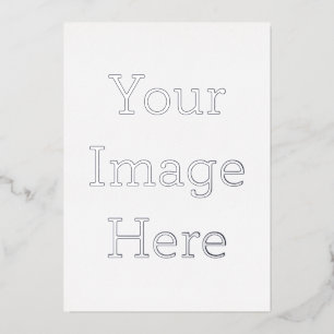 Create Your Own 5" x 7" Premium White Holiday Card