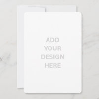 Create Your Own 5" x 7" Rounded Invitation