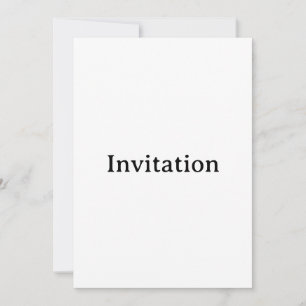 Create Your Own 5" x 7" Squared Invitation