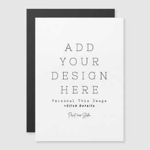 Create Your Own 5" x 7" Thin Magnetic Card
