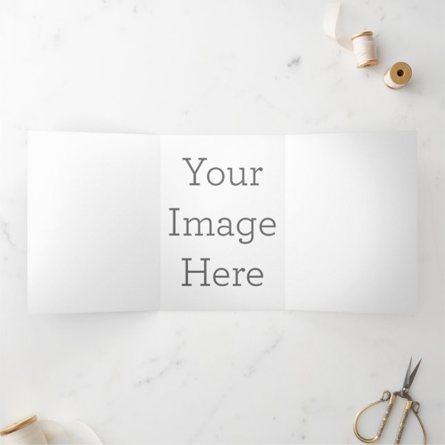 12.7 cm x 17.8 cm Trifold Letter Fold Program (Inside)