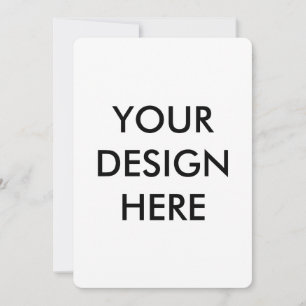 create your own 5x7 invitationfront back  invitation
