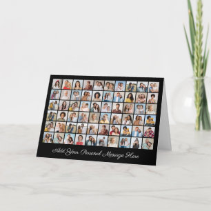 Create Your Own 60 Photo Collage Add Your Greeting Card