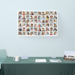 Create Your Own 60 Photo Collage Banner