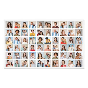 Create Your Own 60 Photo Collage Photo Enlargement Print