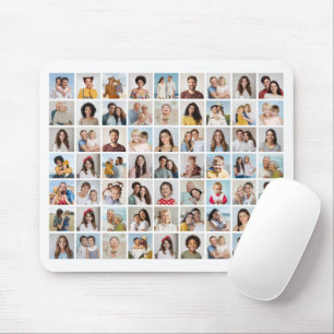 Create Your Own 63 Photo Collage Mouse Pad
