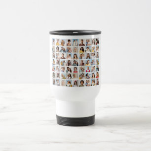 Create Your Own 63 Photo Collage Travel Mug