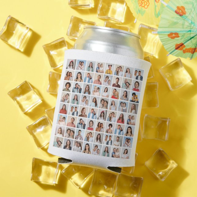 Create Your Own 64 Photo Collage Can Cooler (In Situ Summer)