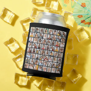 Create Your Own 64 Photo Collage Can Cooler