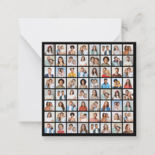 Create Your Own 64 Photo Collage Card