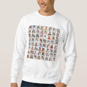 Create Your Own 64 Photo Collage Sweatshirt