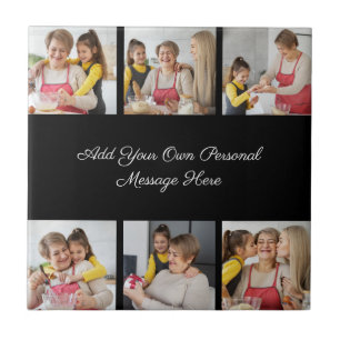 Create Your Own 6 Photo Collage Add Your Greeting Tile