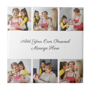 Create Your Own 6 Photo Collage Add Your Greeting Tile