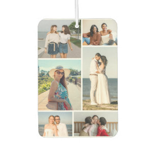 Create Your Own 6 Photo Collage Air Freshener