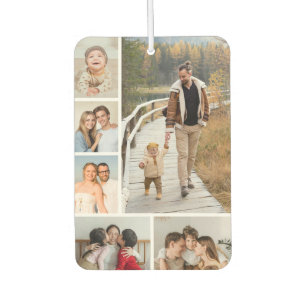 Create Your Own 6 Photo Collage Air Freshener
