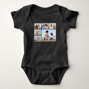 Create Your Own 6 Photo Collage  Baby Bodysuit