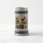 Create Your Own 6 Photo Collage Beer Stein<br><div class="desc">Introducing our personalized photo collage beer stein - the perfect way to enjoy a cold beverage while reminiscing about your favourite memories! Whether you're celebrating a graduation, honouring family, cherishing friends, or remembering a vacation trip, our custom beer stein is the ultimate way to commemorate any occasion. With our easy-to-use...</div>
