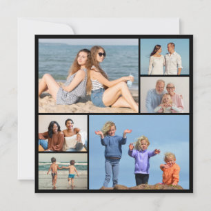 Create Your Own 6 Photo Collage Card