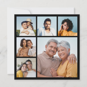 Create Your Own 6 Photo Collage  Card