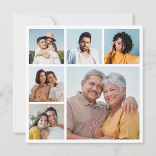 Create Your Own 6 Photo Collage  Card