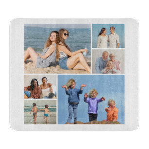 Create Your Own 6 Photo Collage Cutting Board
