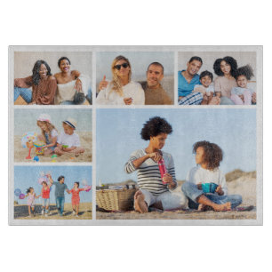 Create Your Own 6 Photo Collage Cutting Board