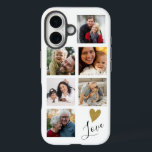 Create Your Own  6 Photo Collage Family Love  iPhone 16 Case<br><div class="desc">Create your own photo collage iphone case personalized with 6 of your favourite pictures.</div>