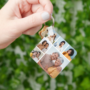 Create Your Own 6 Photo Collage  Keychain