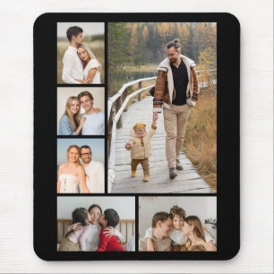 Create Your Own 6 Photo Collage Mouse Pad