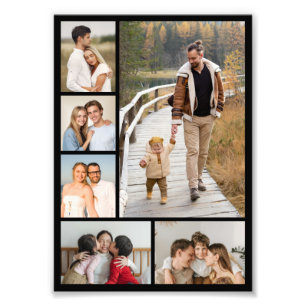 Create Your Own 6 Photo Collage Photo Enlargement Print