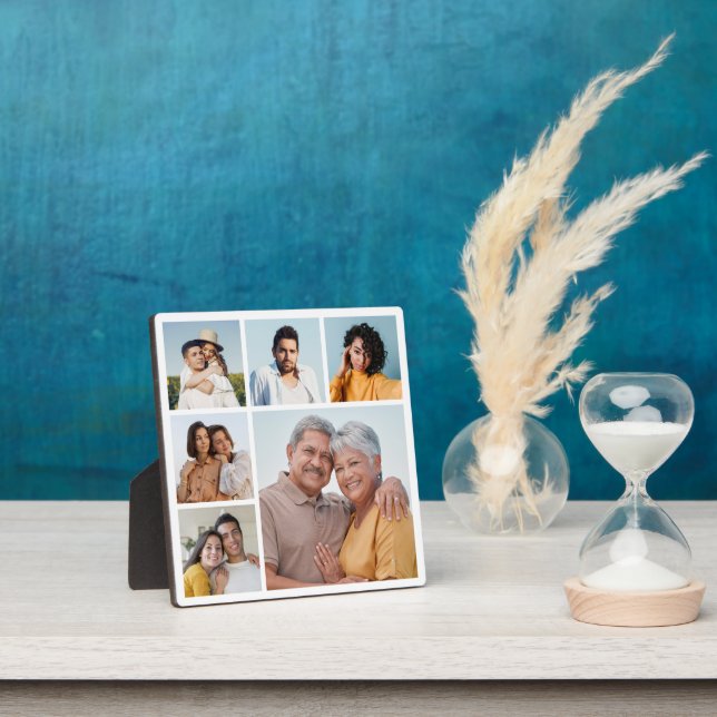 Create Your Own 6 Photo Collage  Plaque (Insitu)