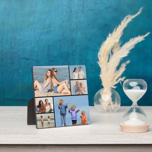 Create Your Own 6 Photo Collage Plaque (Insitu)
