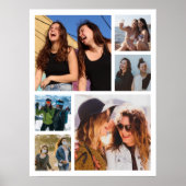 Create Your Own 6 Photo Collage Poster (Front)