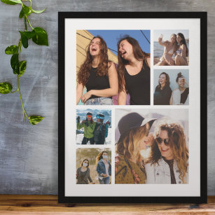 Create Your Own 6 Photo Collage Poster