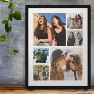Create Your Own 6 Photo Collage Poster