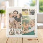 Create Your Own 6 Photo Collage Stone Coaster<br><div class="desc">Create your own custom photo collage stone coaster featuring 6 of your favourite picture memories. A great gift idea for family and friends or personalized kitchen decor.</div>