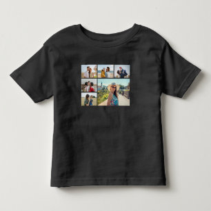 Create Your Own 6 Photo Collage  Toddler T-shirt